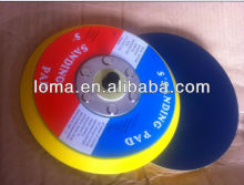 5" sanding pad PSA back