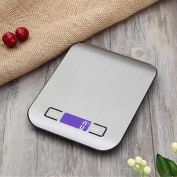 Digital Kitchen Scale 5kg Food Scale Multifunction Weight Scale Electronic Baking & Cooking Scale With LCD Display Silver