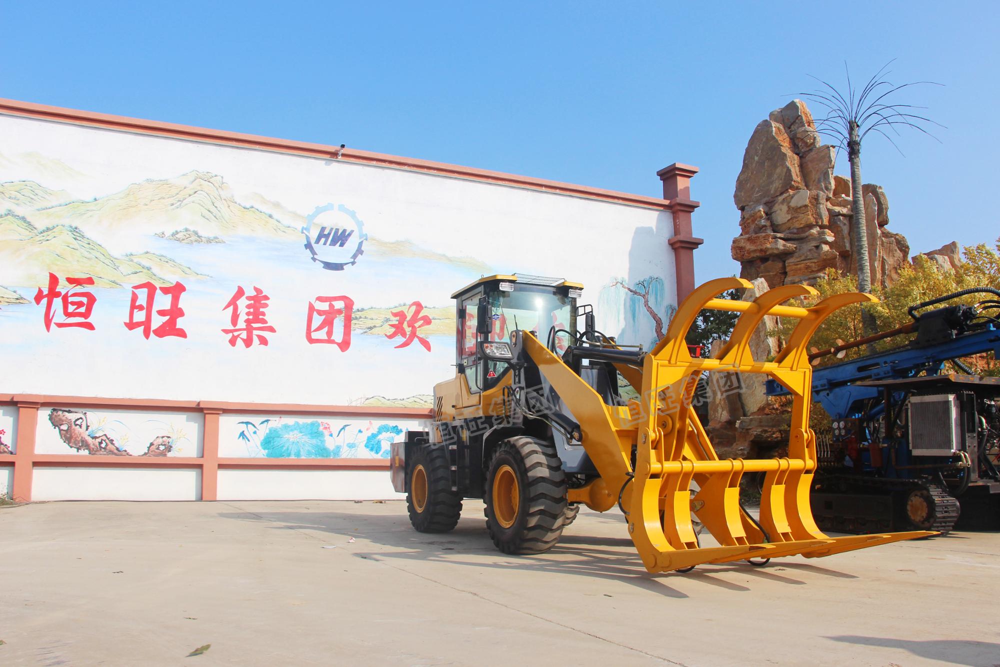 Sugarcane Loader/Wheel Loader With Wooden Fork/Farm Sugar Cane Loader