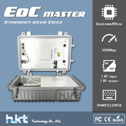 Cat5 to Coax Converter for Mixing Internet Data and TV signals over One Coxa Cable