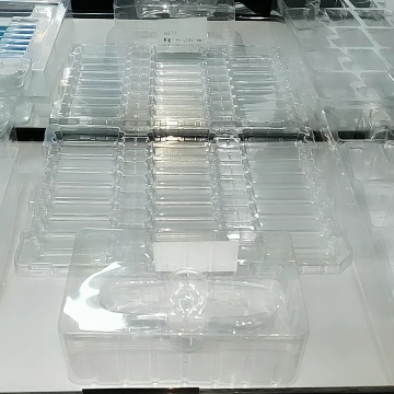 pink packaging bucket with handle plastic gift box