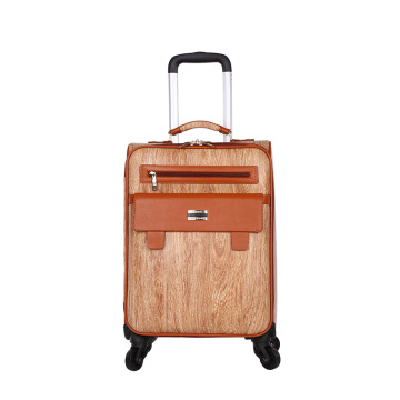OEM Pu travel leather boarding luggage