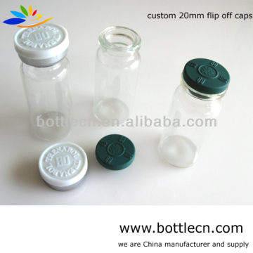 glass bottle with aluminium plastic cap