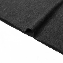 Black Gray Double Sided Knitted Fabric