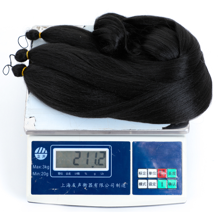 JULIANNA Big Discount Crochet Hair Braid 24" yaki pony  synthetic braiding hair 75g Braiding Hair For Women