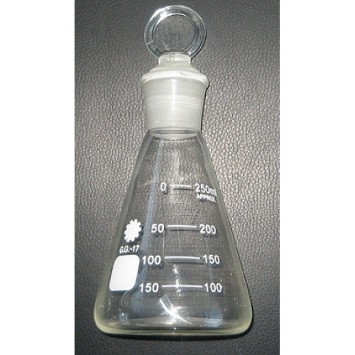 Conical Flask with Ground-in Glass Stopper