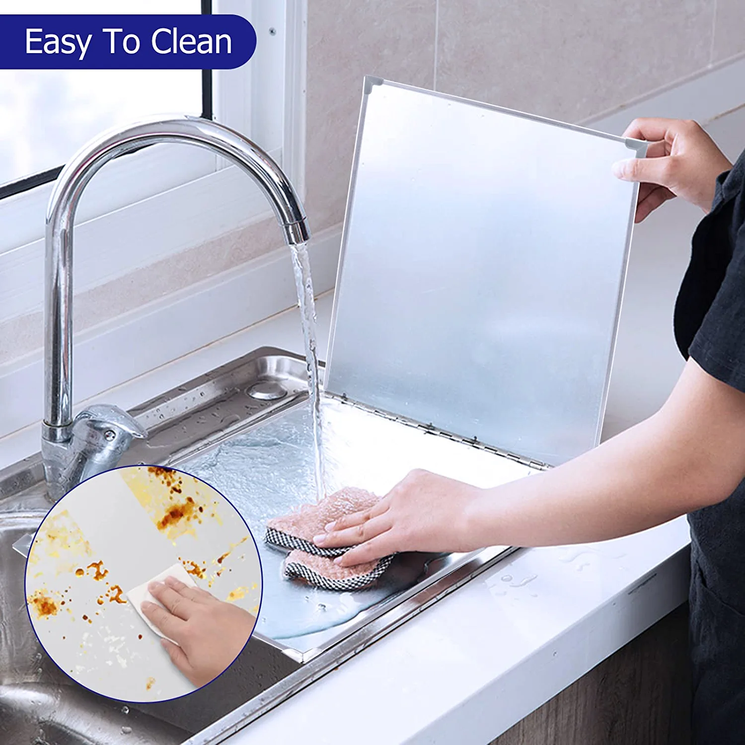 Yüksek Isıya Dayanıklı Yağ Sıçrama Ekran Koruyucu High Heat Resistant Oil Splatter Screen Guard