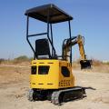 1ton penggali crawler kecil hidraulik