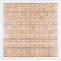 pink edge chipping honey berry glass mosaic