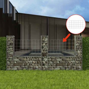 Gabion Box stone Fence Gate