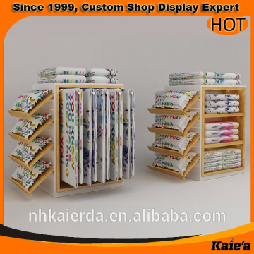 Fashion karur wood home textiles display srand for home textiles