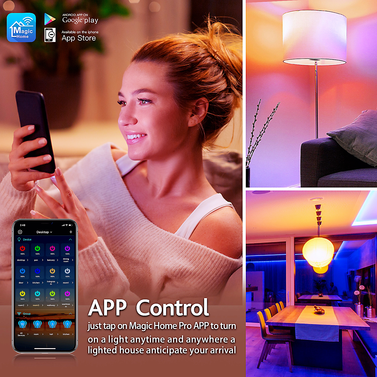 Ampoule intelligente LED WIFI LED WIFI Light Smart Bulb