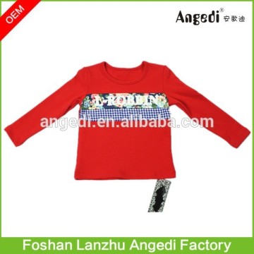 China supplier wholesale children's autumn t shirt