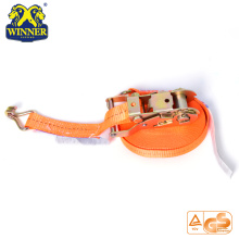 Ratchet Tie Down Straps And Cargo Lashing Belt With Hooks