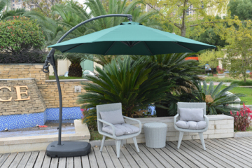 Outdoor Patio Metal Cantilever Garden Umbrella