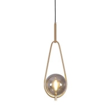 INSHINE Brass Metal Circular Pendant Light