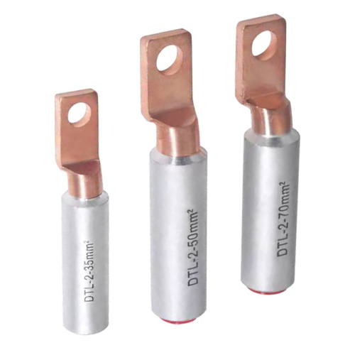 DTL Series forged crimp pino tipo terminal e gemidos de cabo bimetal de cobre -alumínio -alumínio terminais de conexão