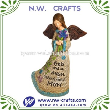 Resin Blessing Angel Mom Statue