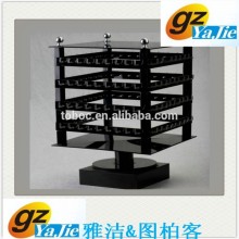 Black Revolving Acrylic Jewelry Display
