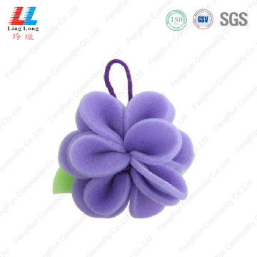 Purple flower little bath sponge