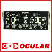 Black Segment LCD Display
