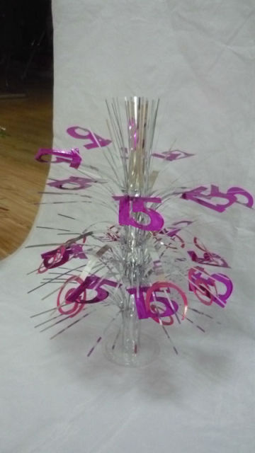 15st party centerpieces decoration