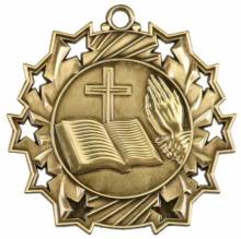 2023 Customizable Gold Santa Medal: Unique Religious Medals for Rosary Devotees