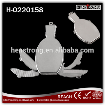 Innovative Promotion Gift Stainless Steel Bottle Shape KeyChain