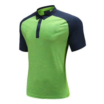 Mens Dry Fit Rugby Wear Polo Shirt Green