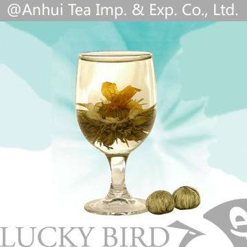 Blooming Tea Golden Lotus & Silver Calendula(Jin Lian Yin Tan)