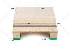 Enlio Single Layer Sleeper Maple Wooden Flooring