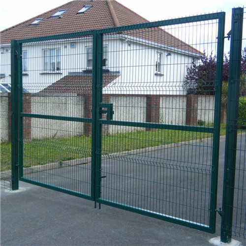 Powder Coating Svetsad Wire Double Fence Gate