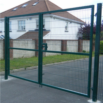 Powder Coating Welded Wire Double Fence Gate