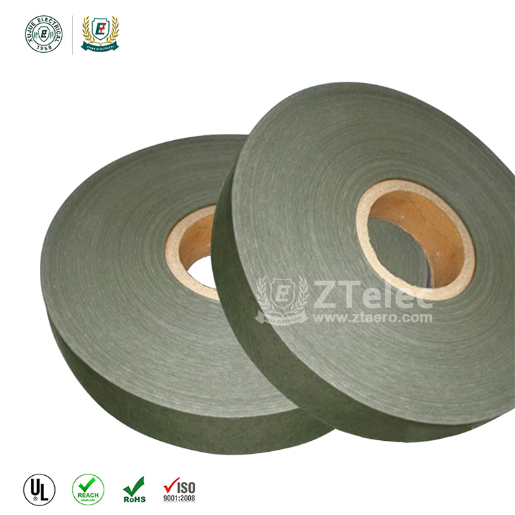 Flexible ZTELEC 6520 Class E Polyester Film Insulation Electr Fish Paper