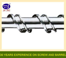 recycled plastic extruder screw and barrel