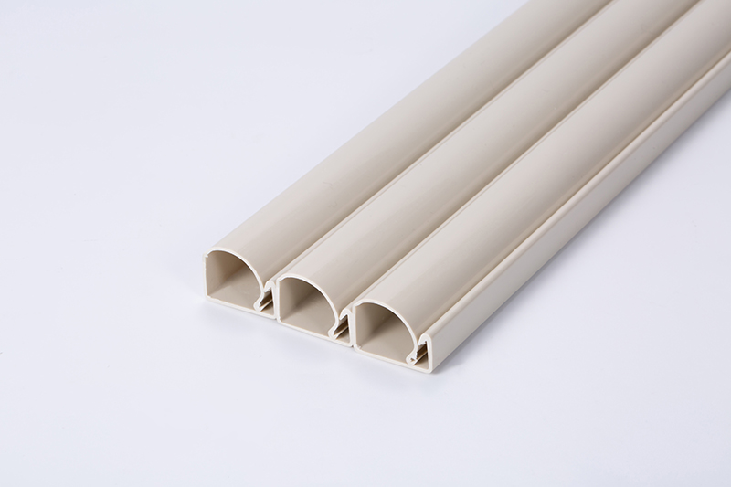 شكل الكابلات الأرضية البلاستيكية Shape PVC Floor Cable Trunking