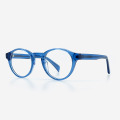 Moderna Round Acetate Mäns Optiska Frames