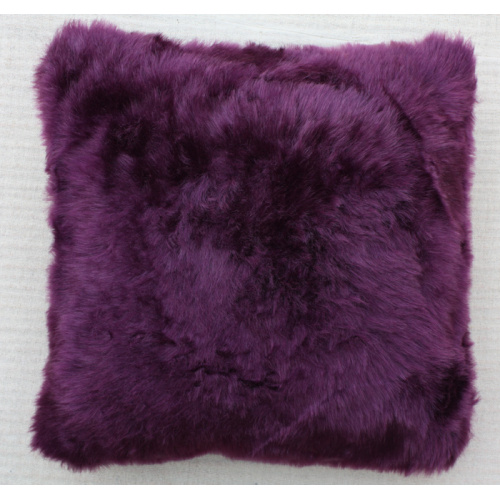 Beau coussin en polyester avec couleur unie