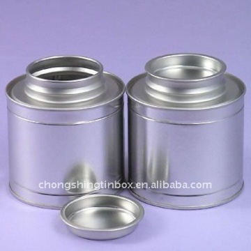 Round Tea Tin Box
