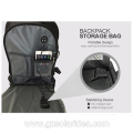 Chargeable High Efficiency Black Solar Panel Backpack