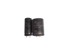Durable Low Voltage Horn-Type Electrolytic Capacitor