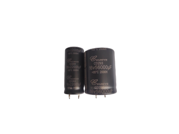 Durable Low Voltage Horn-Type Electrolytic Capacitor