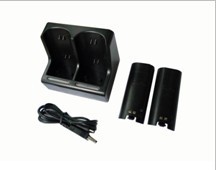 WII blue-light double charger