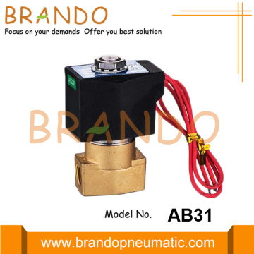 1/8 &quot;1/4&quot; Brass Solenoid Valve AB31 AB41 24VDC