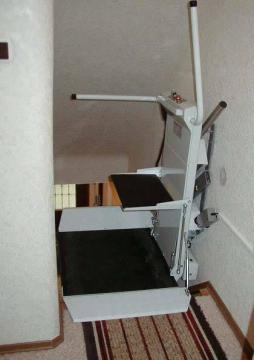 Stair vertical lift platform