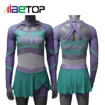 Custom Rhinestone Cheerleading Uniforms