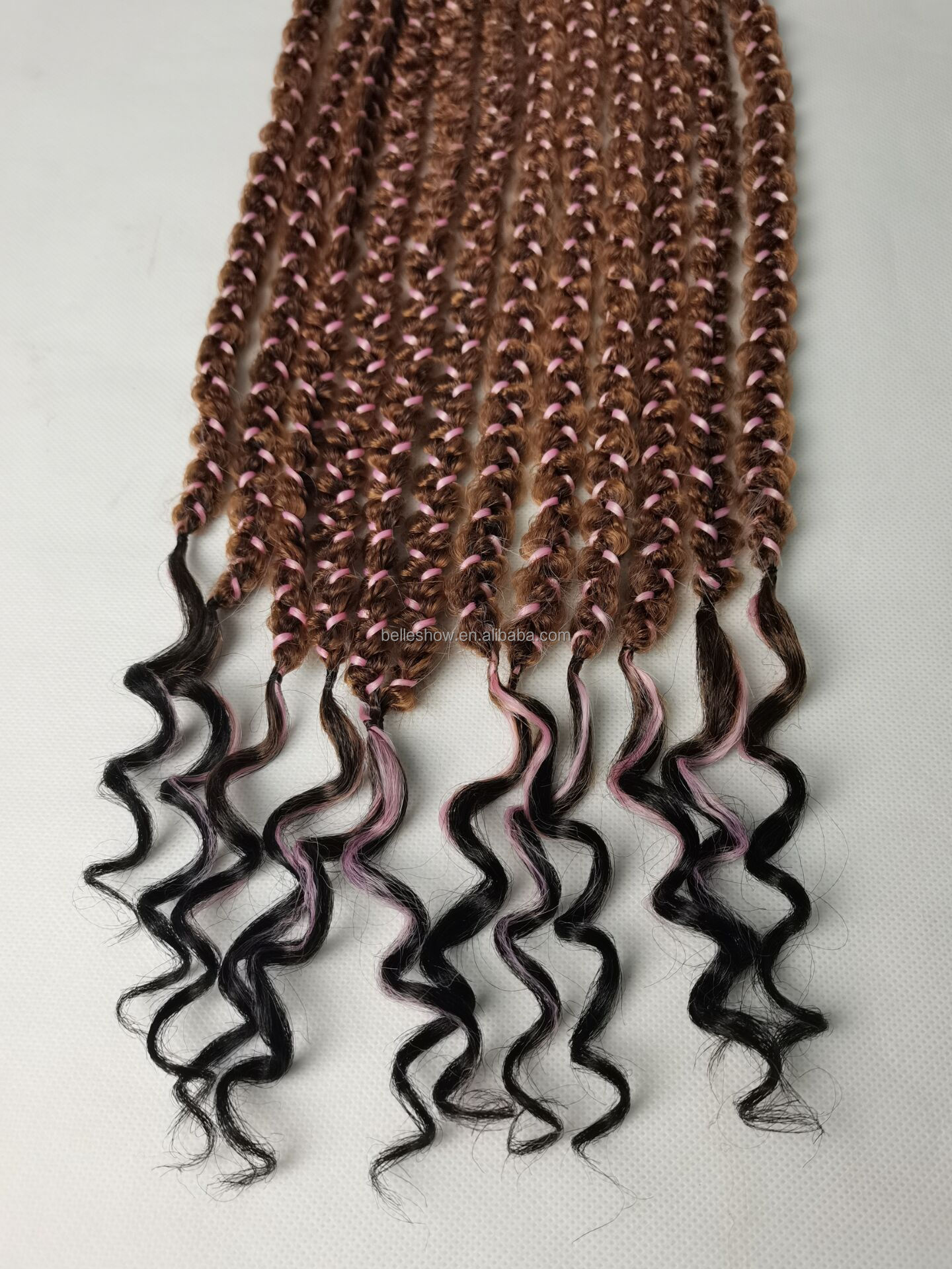 Hot sell 18 inch 12stands senegalese twist hair synthetic crochet extension Crochet box braids 3D box braid hair
