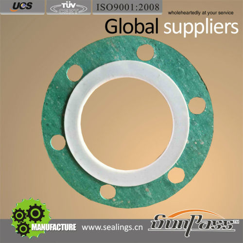 Hot Sale Envelope PTFE Gasket with 6 Hole