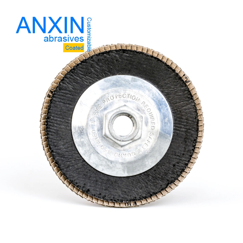 115*22mm Factory Directly Sale Vsm Zirconia Zk765 Top Quality Metal Grinding Fexlible Flap Disc