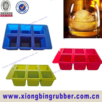Silicone large ice molds
